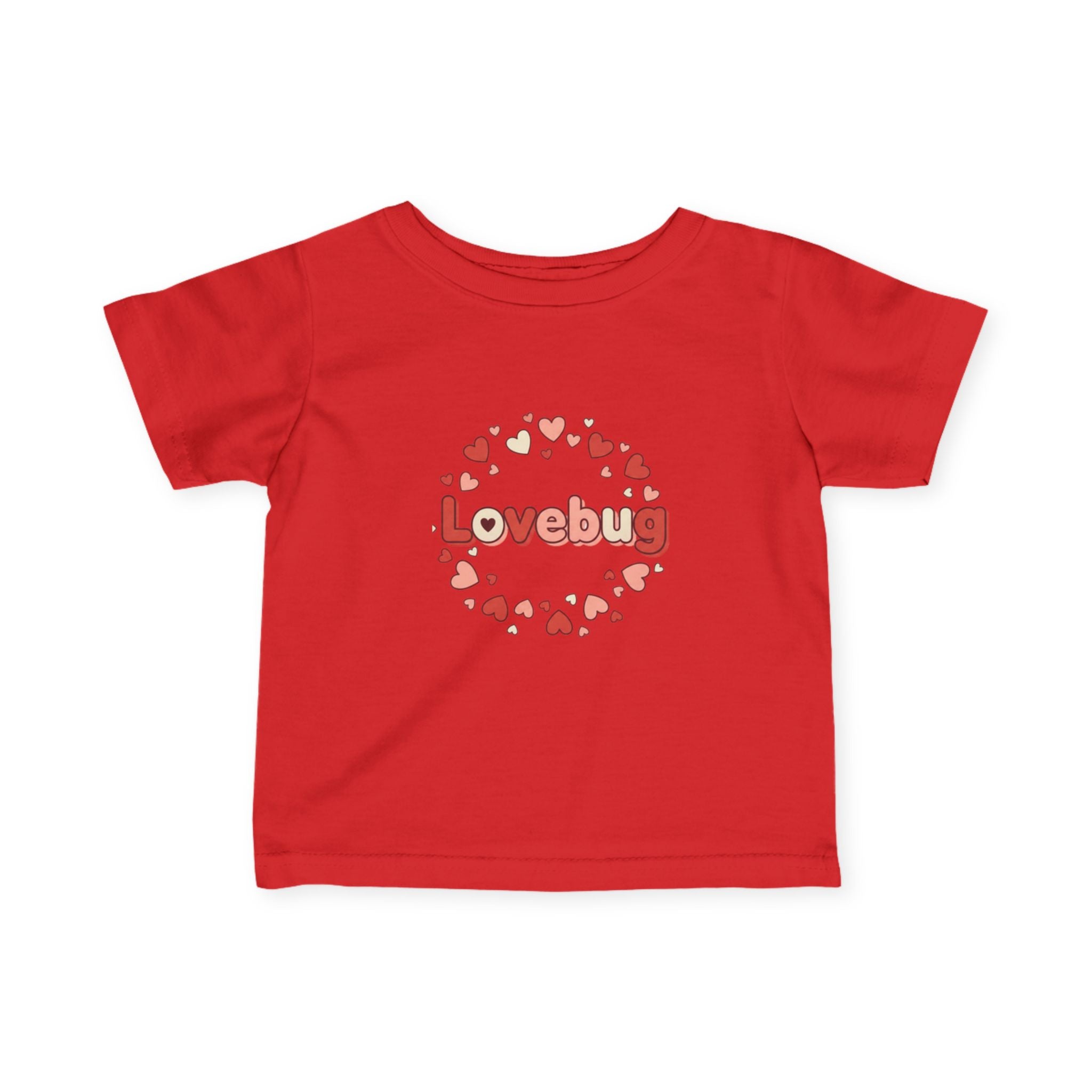 Hearts Baby Apparel Lovebug Infant Tee — Hearts Baby Shirt red