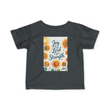 Joy of the Lord Infant Tee, Christian Baby Apparel Printify