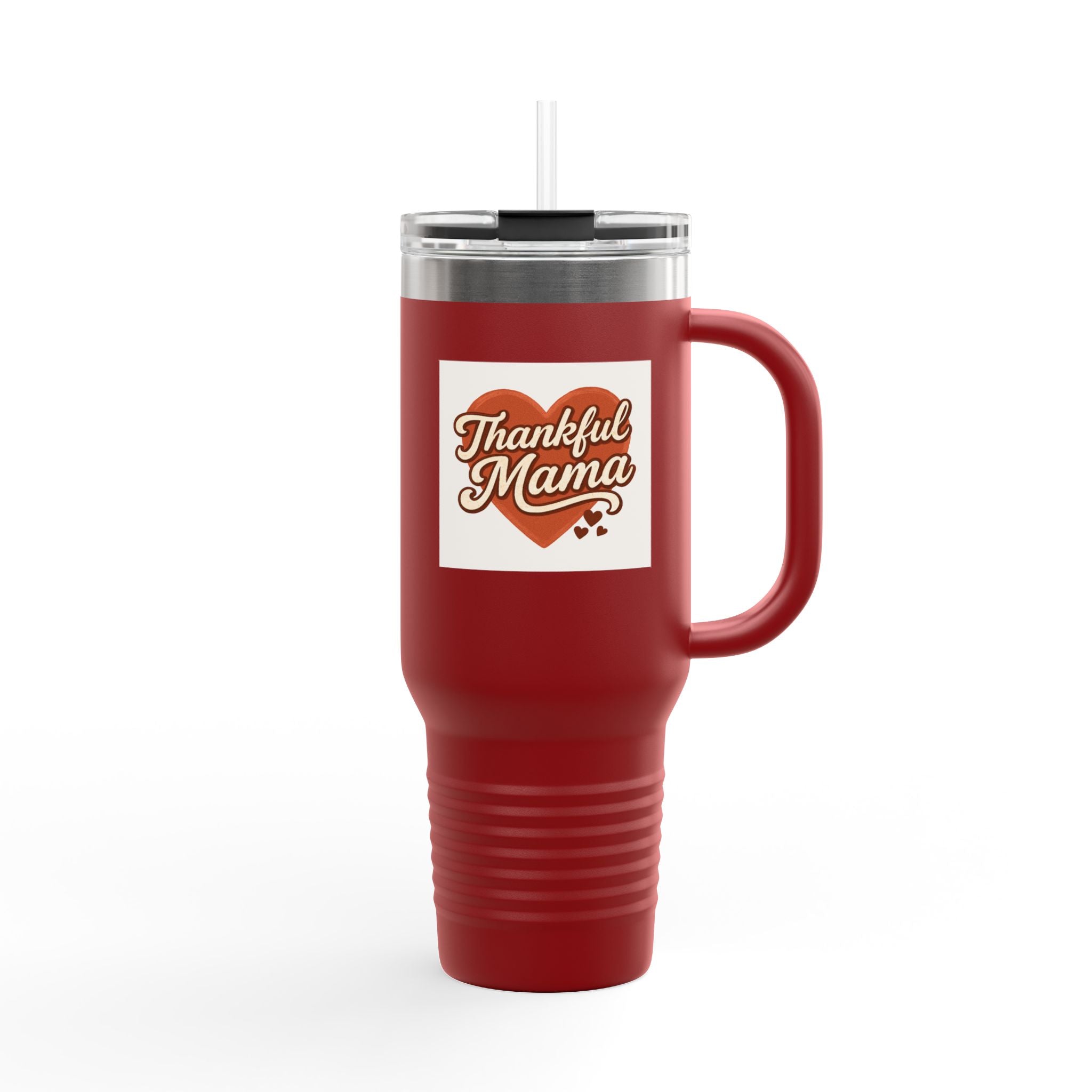 Thankful Mama Travel Mug, Gift for Mom, Reusable Mug