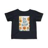 Joy of the Lord Infant Tee, Christian Baby Apparel Printify
