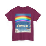 Covenant Rainbow Cotton Tee, Faith Shirt, Rainbow Shirt