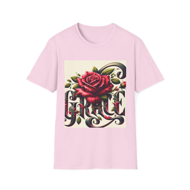 Grace Rose T-Shirt, Faith Shirt, Christian Apparel