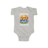 Joy Infant Bodysuit, Colorful Infant Wear, Onesie Printify