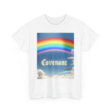 Covenant Rainbow Cotton Tee, Faith Shirt, Rainbow Shirt