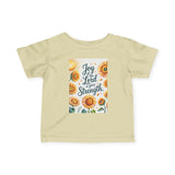 Joy of the Lord Infant Tee, Christian Baby Apparel Printify