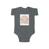 Rainbow Loved and Little Baby Bodysuit, Cute Infant Onesie, Baby Shower Outfit