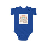 Rainbow Loved and Little Baby Bodysuit, Cute Infant Onesie, Baby Shower Outfit