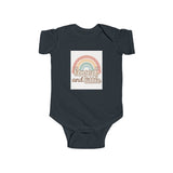 Rainbow Loved and Little Baby Bodysuit, Cute Infant Onesie, Baby Shower Outfit