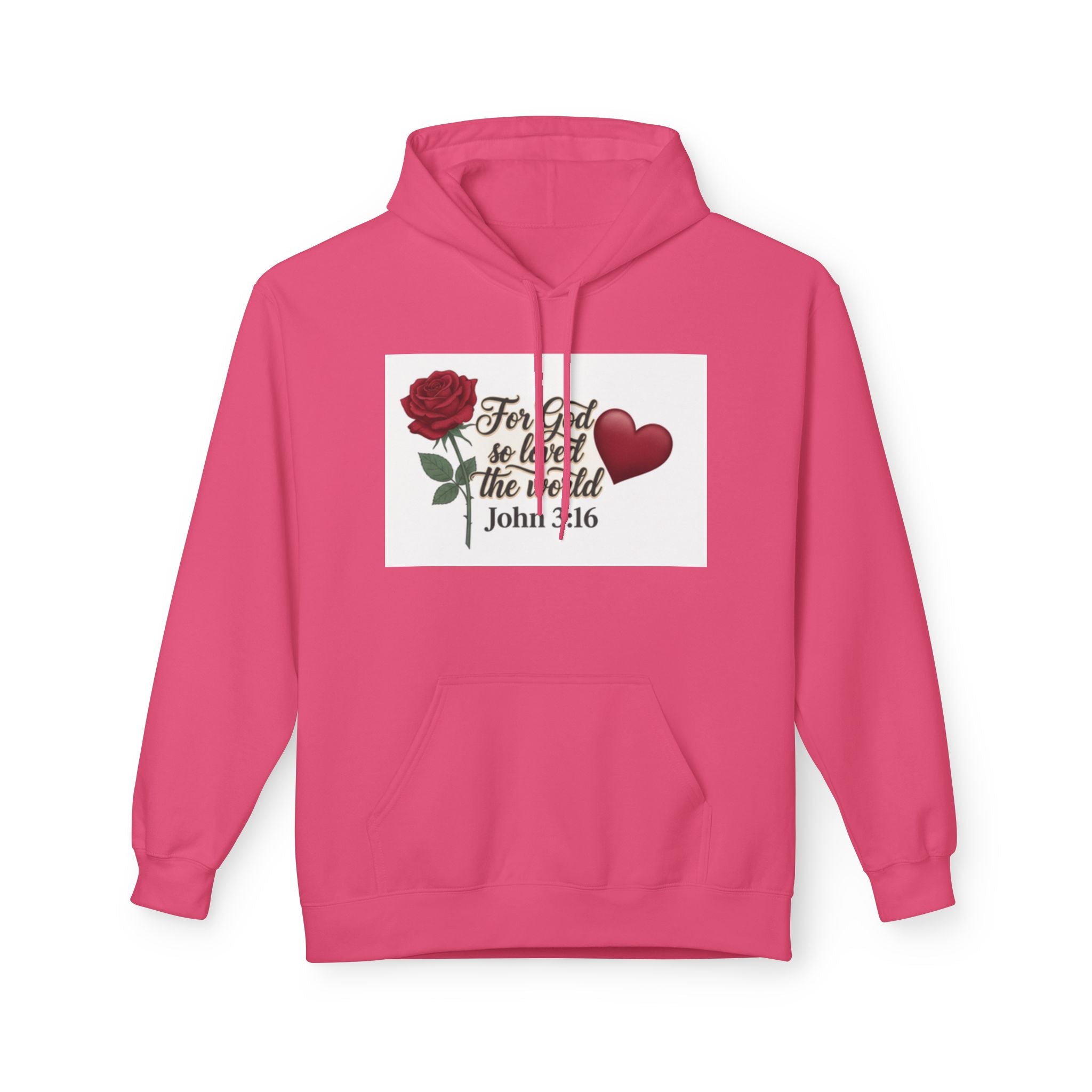 God So Loved The World Hoodie — John 3:16 Faith Hoodie