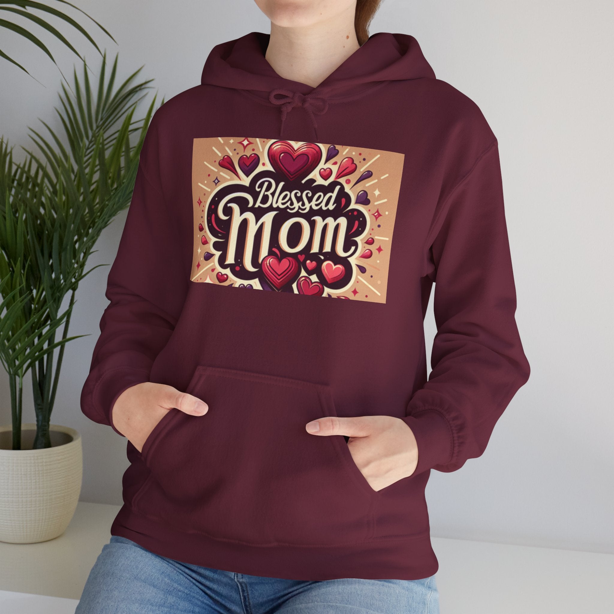 Blessed Mom Sweatshirt - Cozy Gift for Mothers, Casual Wear, Heartfelt Apparel