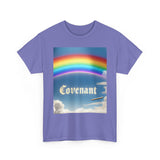 Covenant Rainbow Cotton Tee, Faith Shirt, Rainbow Shirt
