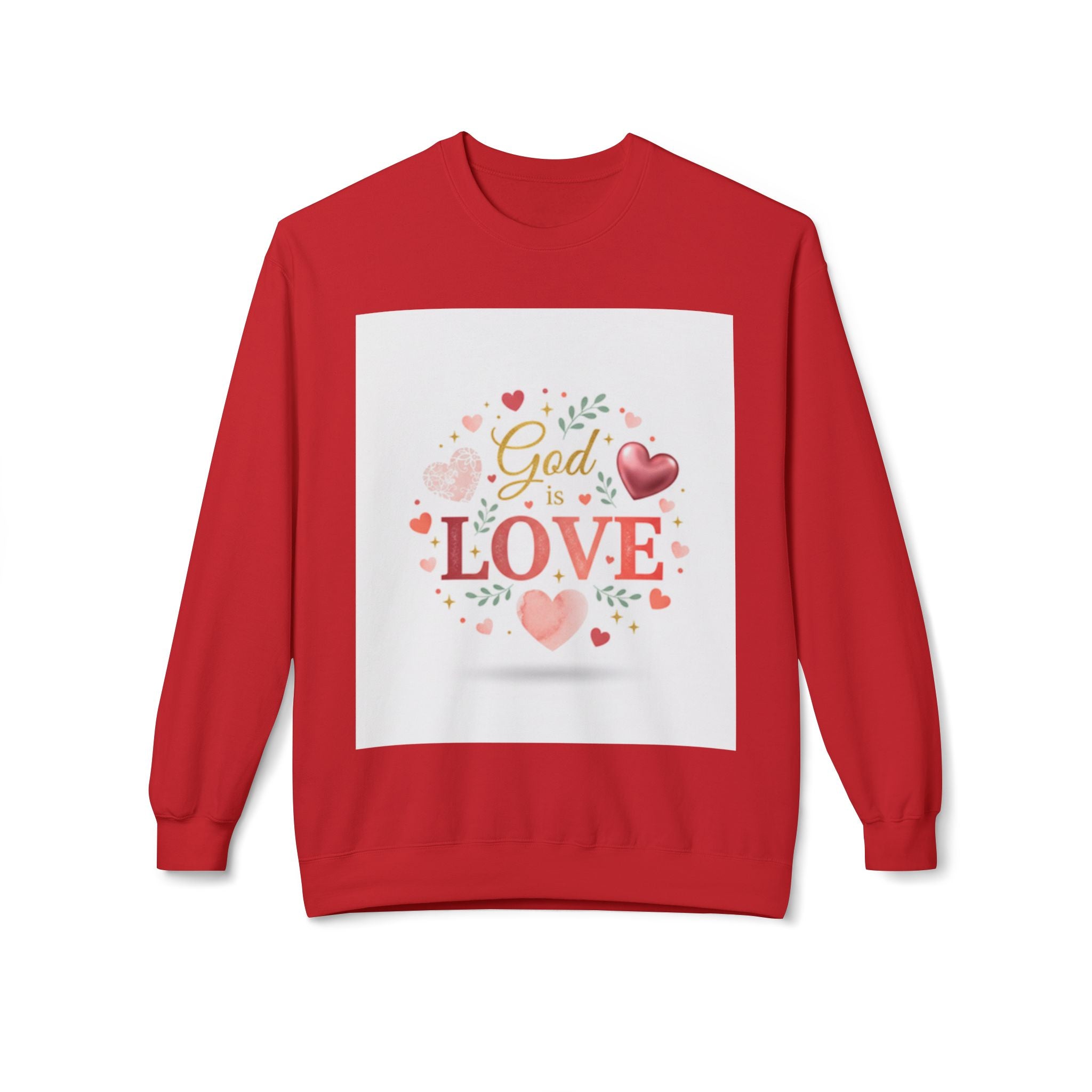 God Is Love Faith Sweatshirt — Inspirational Christian Crewneck