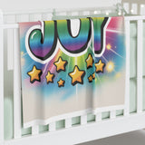 Joy Rainbow Baby Swaddle Blanket- Muslin, Baby Shower Gift