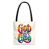 God is Good Tote, Christian Tote, Faith Statement Tote