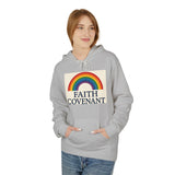 Faith Covenant Rainbow Hoodie — Retro Inspirational Christian Pullover
