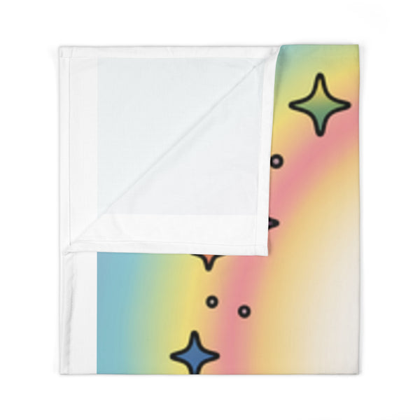 Faith-Inspired Baby Swaddle Blanket, Colorful Infant Wrap for Baby Showers, Nursery Decor