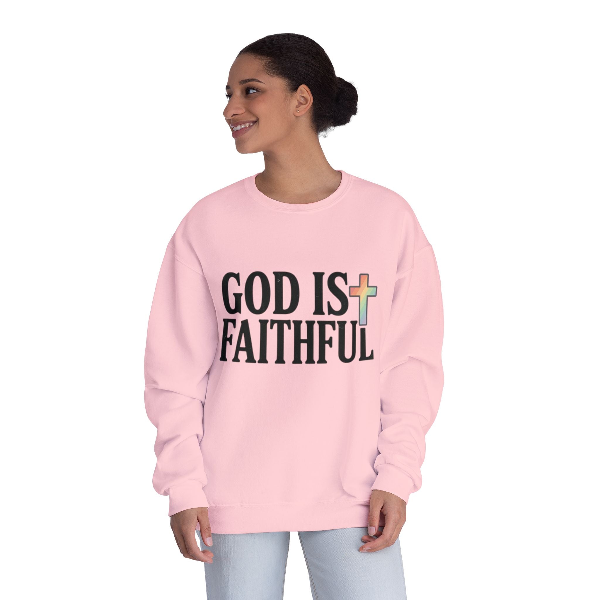 God Is Faithful Crewneck Sweatshirt