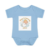 Infant Bodysuit – "Sleep in Heavenly Peace" Memorial Angel Wings Baby Onesie Printify