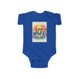 Joy Infant Bodysuit, Colorful Infant Wear, Onesie Printify