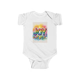 Joy Infant Bodysuit, Colorful Infant Wear, Onesie Printify