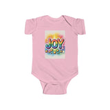 Joy Infant Bodysuit, Colorful Infant Wear, Onesie Printify