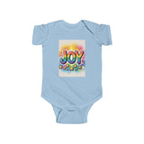 Joy Infant Bodysuit, Colorful Infant Wear, Onesie Printify