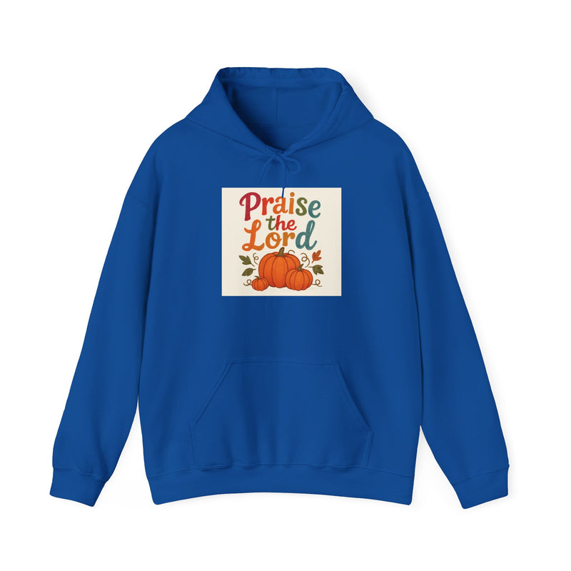 Praise the Lord Hoodie, Pumpkin  Design, Fall hoodie