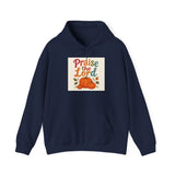 Praise the Lord Hoodie, Pumpkin  Design, Fall hoodie Printify