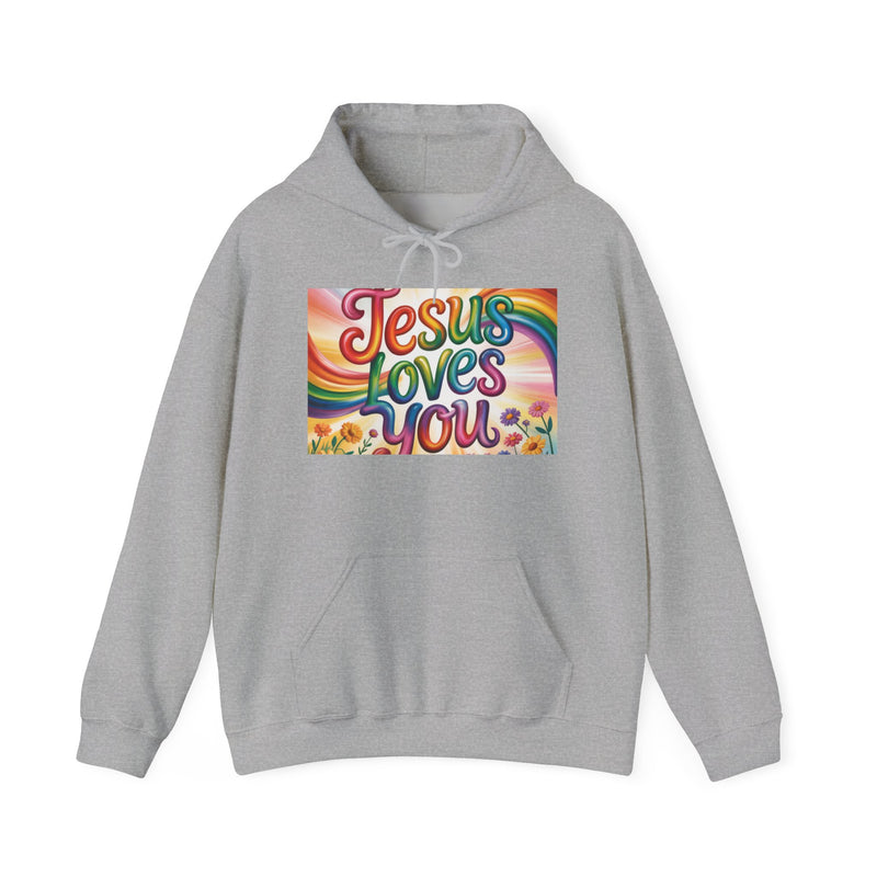Jesus Loves You Hoodie, Faith Sweatshirt, Faith Hoodie, Christian Apparel