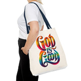 God is Good Tote, Christian Tote, Faith Statement Tote