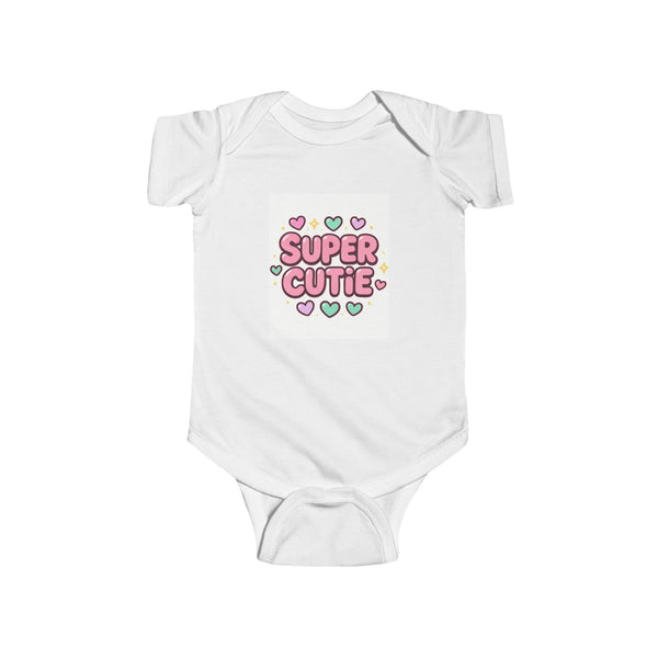 Girls Super Cutie Bodysuit, Baby Girl Outfit, Baby Shower Gift