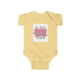 Girls Super Cutie Bodysuit, Baby Girl Outfit, Baby Shower Gift