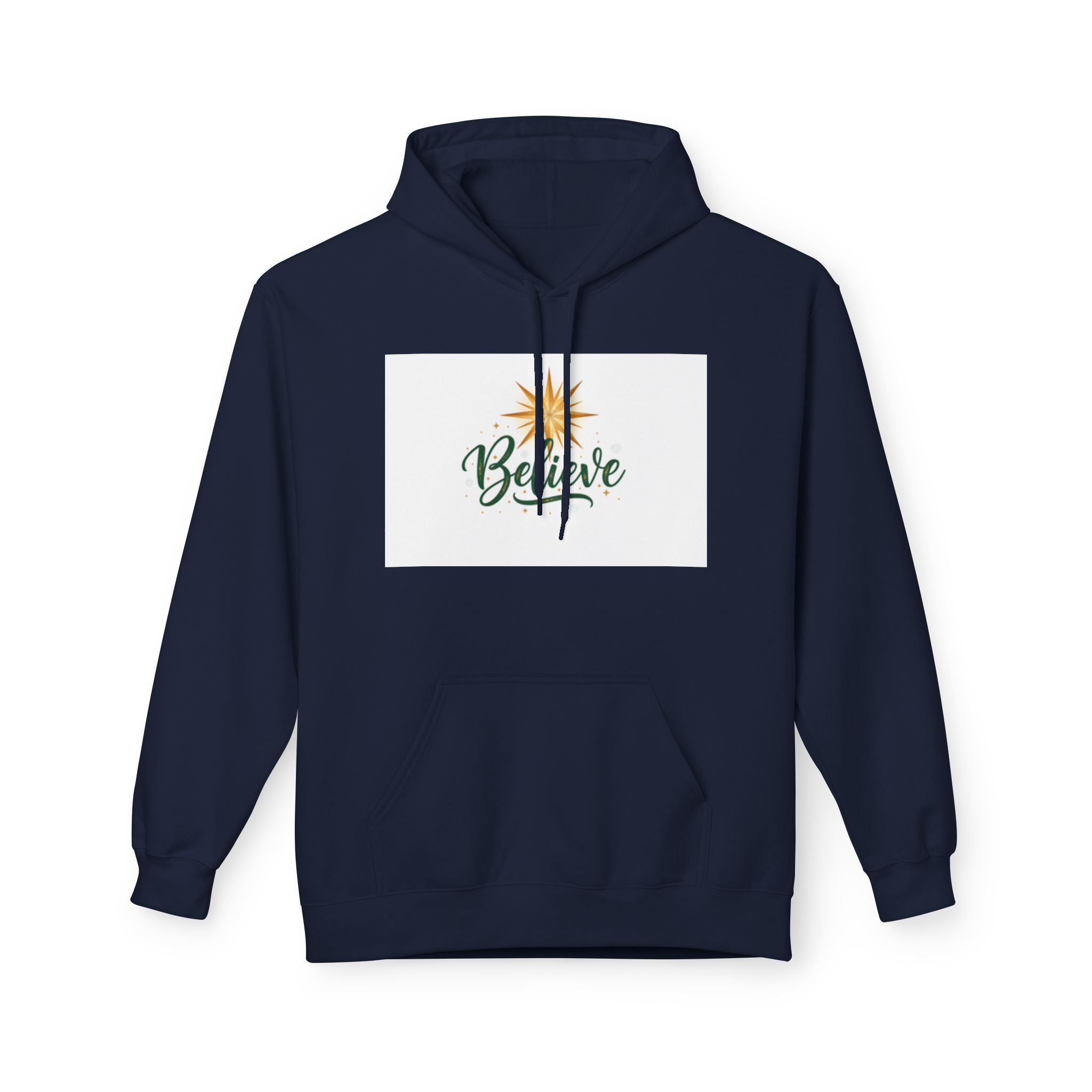 christian sweatshirt Believe Holiday Hoodie black
