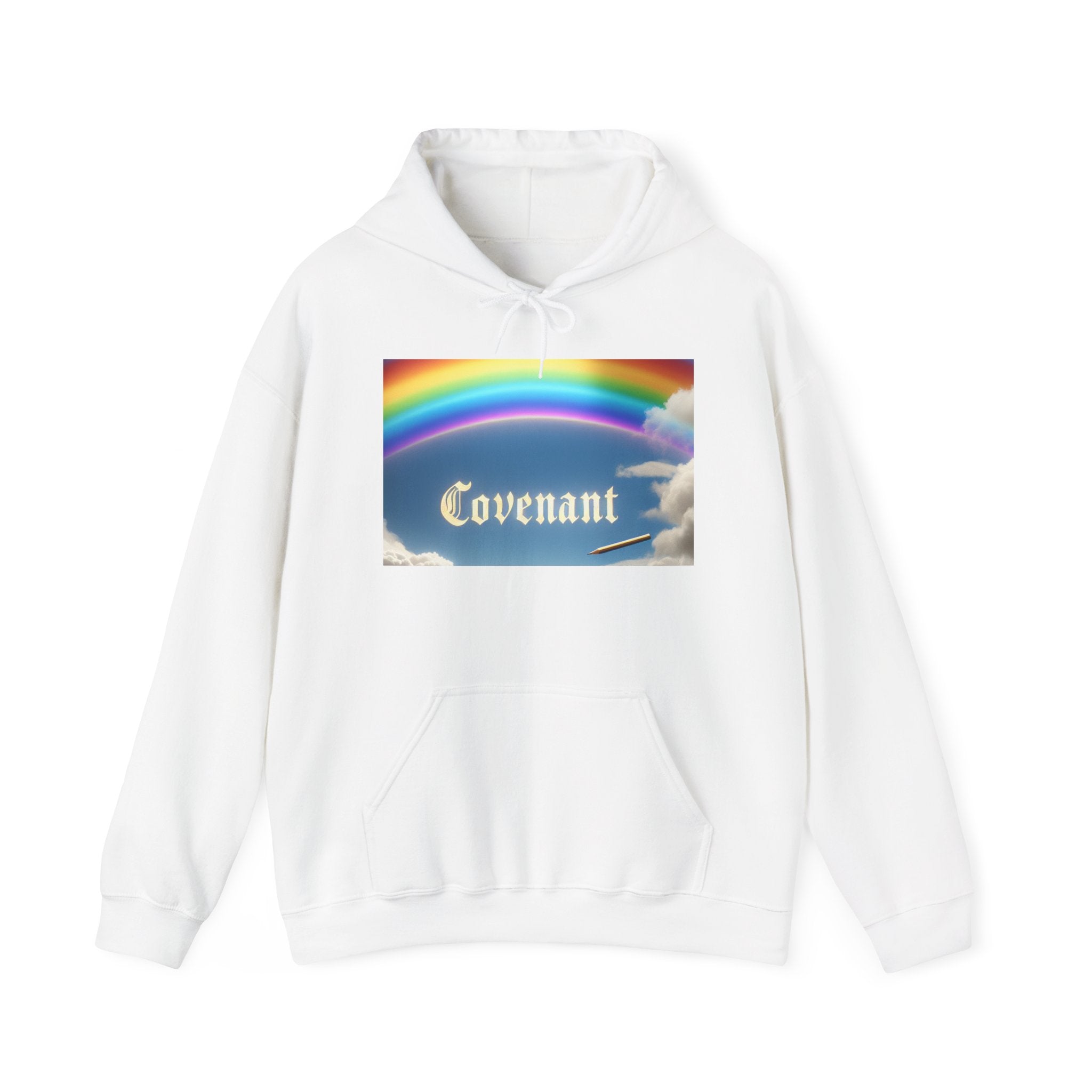 Covenant Rainbow Hoodie, Faith Hoodie, Everyday Wear