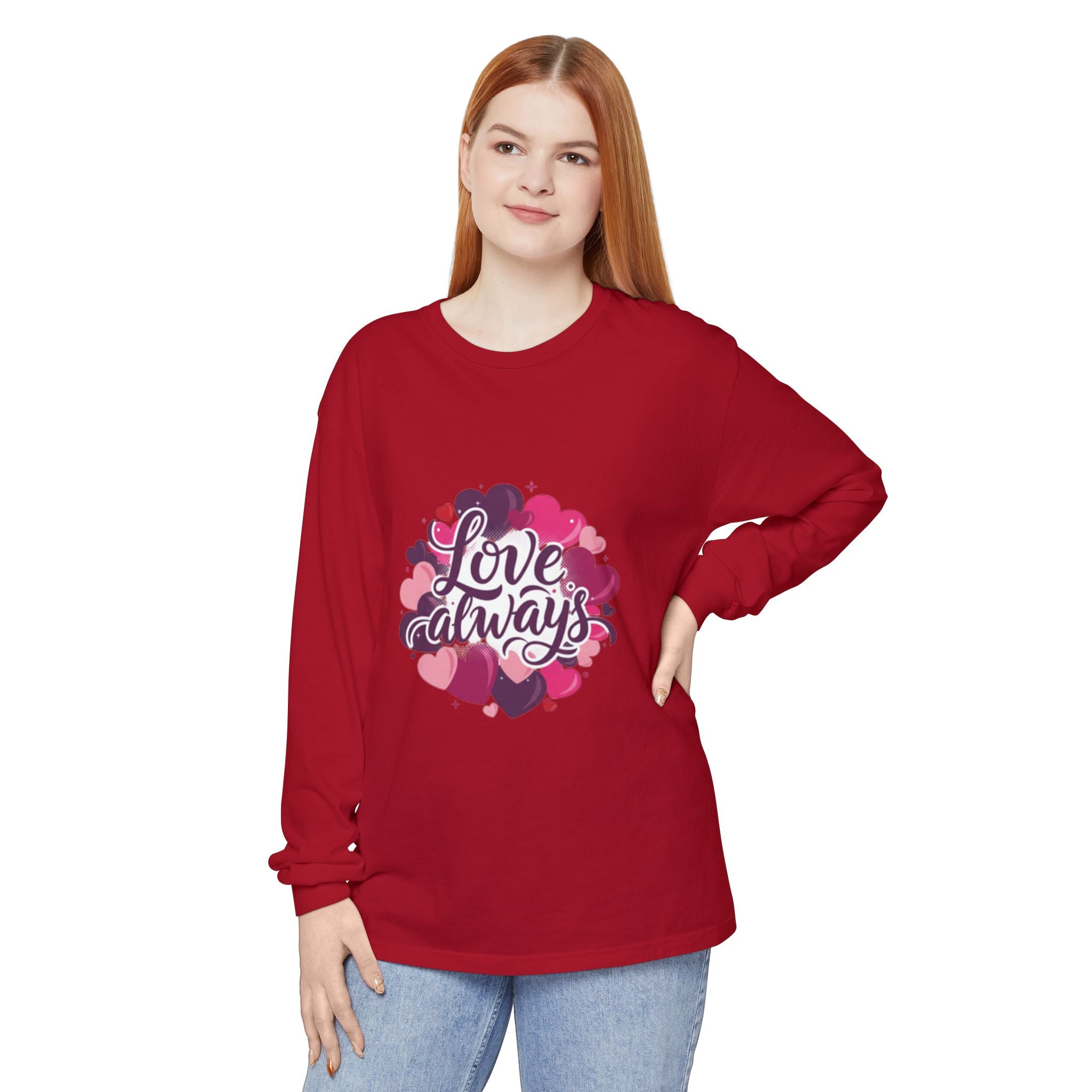 Love Always Heart Long Sleeve T-Shirt