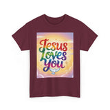 Jesus Loves You T-Shirt, Faith Shirt, Christian apparel Printify