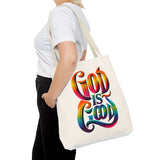God is Good Tote, Christian Tote, Faith Statement Tote Printify