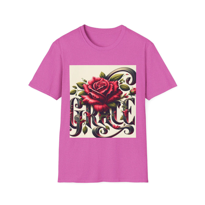 Grace Rose T-Shirt, Faith Shirt, Christian Apparel