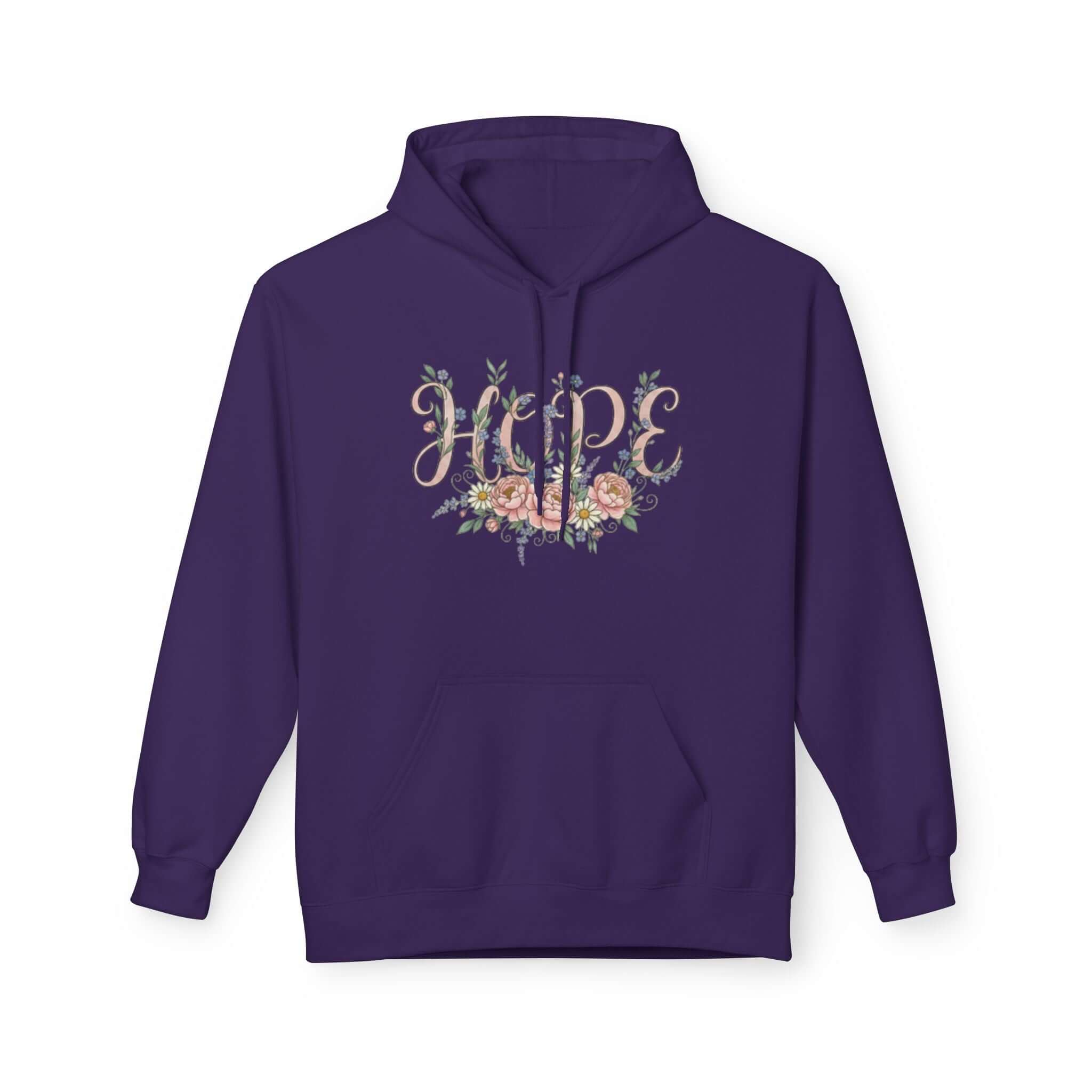 christian sweatshirtpurple  Inspirational Scripture-Inspired Sweatshirt