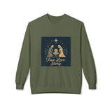 True Love Story Christmas Nativity Sweatshirt Printify