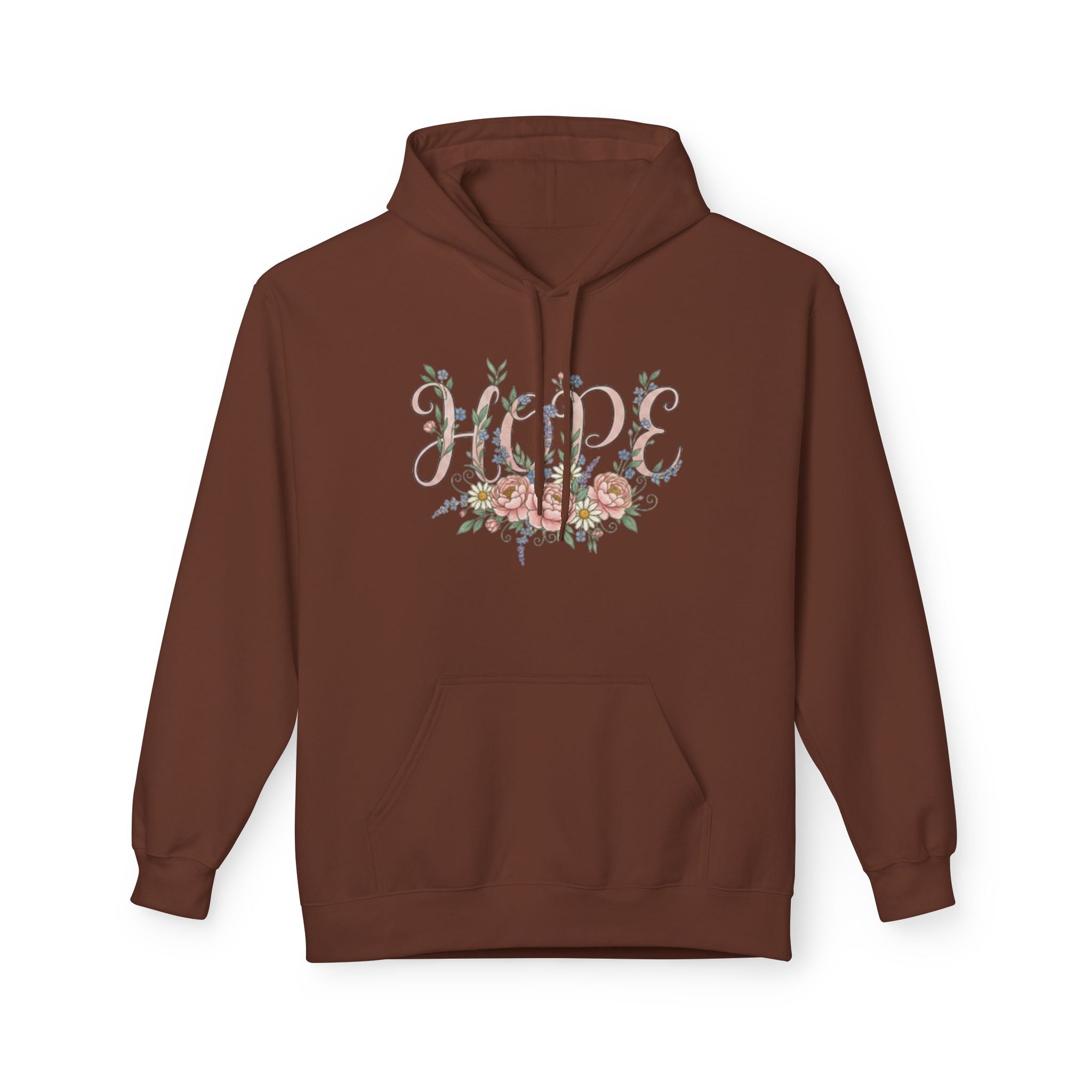 Hope Floral Faith Hoodie — Inspirational Scripture-Inspired Sweatshirt