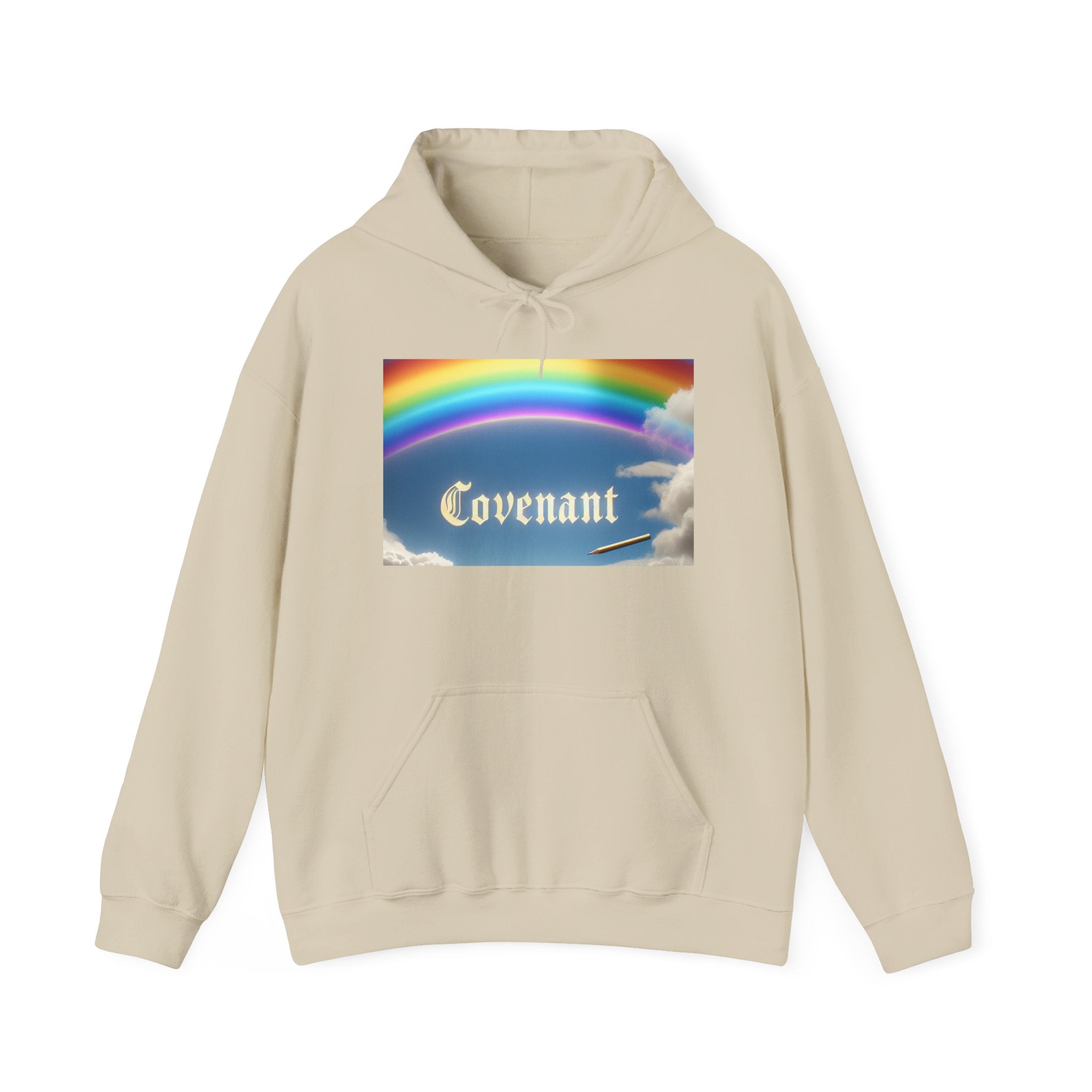 Covenant Rainbow Hoodie, Faith Hoodie, Everyday Wear