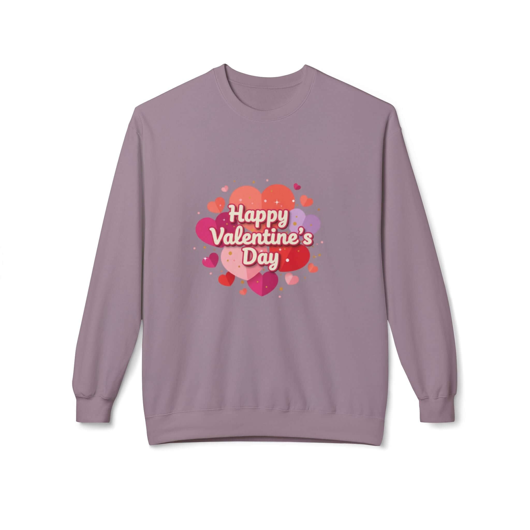 christian sweatshirt  — "Happy Valentine's Day" Graphic Printify