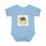 Emmanuel Christmas Infant Bodysuit — Baby Rib Onesie, 'Emmanuel' Holiday Gift Printify
