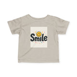Smile Baby Tee, Baby T-Shirt, Cute Infant T-Shirt, Printify