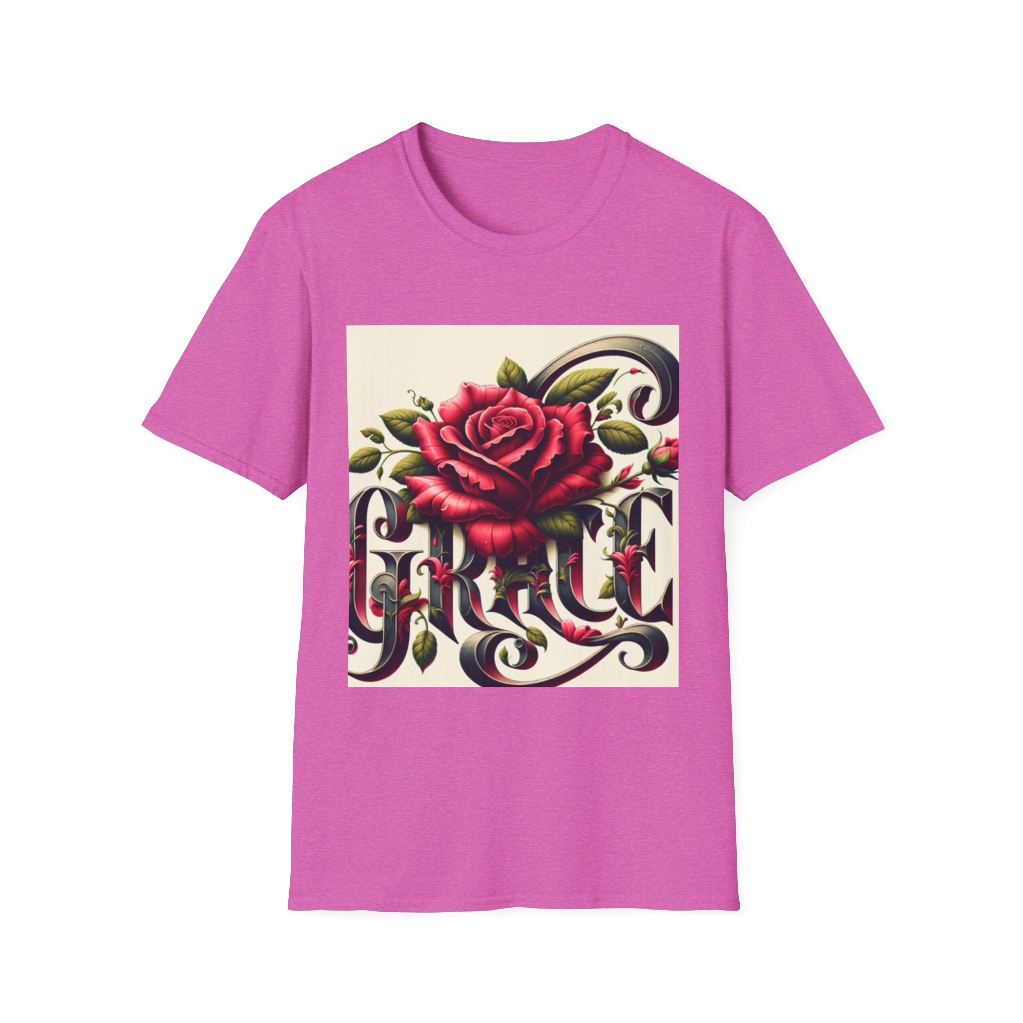 Grace Rose T-Shirt, Faith Shirt, Christian Apparel