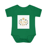 Infant Bodysuit – "The First Noel" Christmas Baby Onesie Printify