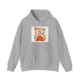 Praise the Lord Hoodie, Pumpkin  Design, Fall hoodie Printify