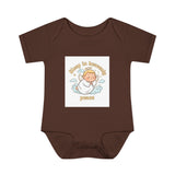 Infant Bodysuit – "Sleep in Heavenly Peace" Memorial Angel Wings Baby Onesie Printify