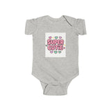 Girls Super Cutie Bodysuit, Baby Girl Outfit, Baby Shower Gift